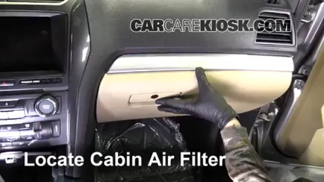 2017 Ford Explorer XLT 3.5L V6 Filtro de aire (interior) Cambio